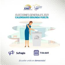 En las elecciones legislativas 2021 de argentina se renovarán 127 de los 257 escaños de la cámara de diputados, cámara baja. Elecciones Generales 2021 Segunda Vuelta Embajada Y Consulado Del Ecuador En Londres
