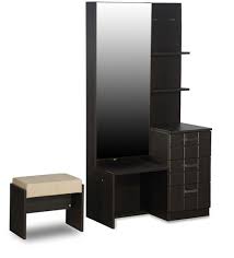 Buy Chocolat Premium Dressing Table With Stool In Cola Rain Finish By Godrej Interio Onlin Dressing Table With Stool Dressing Table Design Tall Cabinet Storage