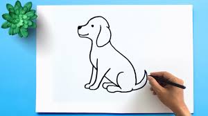 Dog head front view shape sketch. How To Draw A Dog Step By Step Youtube