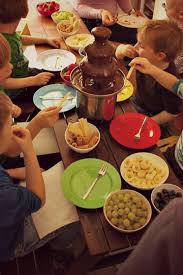 Best Kids Parties Chocolate Fountain Chocolate Fountains Kids Party Dessert Bars
