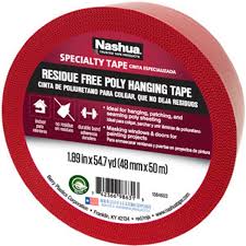 Designed for vertical applications, this professional grade duct tape holds up poly better than other 3m duct tapes. Nashua Tape Products Residue Free Poly Hanging Tape 1542736 Blain S Farm Fleet