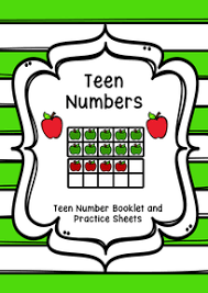 Numbers worksheets to learn how to count and write numbers fpr preschool, kindergarden and early elementary. Teen Numbers