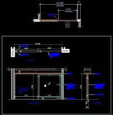 1200 oxyo 2 5_8 sill heavy duty interlock w bar p bar. Sliding Door Pocket System Autocad Dwg Plan N Design