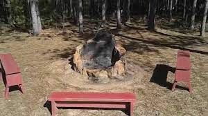 Now you have a solid and cool diy stone fire pit for your outdoors! Homemade Fire Pit Diy All Natural Just Rock Stones And Mud Youtube