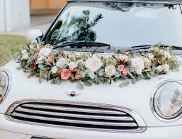 Lavenderloveflorist On Instagram Car Garland Wedding Car Decorations Bridal Car Wedding Car