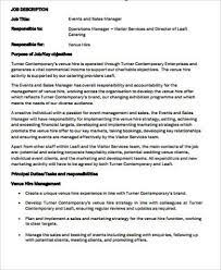 Within a company, a sales manager collaborates with other managers and departments to ensure the sales force focuses on target markets and customer needs. Free 12 Sales And Marketing Job Description Samples In Ms Word Pdf