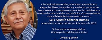 Luis Agustín Sánchez Ramos, mi hermano.