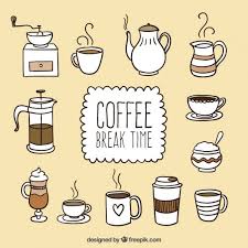 Download Hand Drawn Coffee Break Time For Free Coffee Doodle How To Draw Hands Bullet Journal Doodles