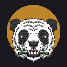 Panda Eat Bamboo Head Vector Illustration Adorable Anger Angry Png And Vector With Transparent Background For Free Download Ilustrasi Lucu Ilustrasi Desain Logo