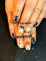 Haikyuu Nails Anime Nails Nails How To Do Nails