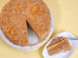 Russische Honigtorte Medovnik Ofenkieker Rezept Lebensmittel Essen Russischer Honigkuchen Cupcakes