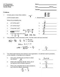 Precalculus Review Sheet 4 2 Precalculus Algebra Review Letter Worksheets For Preschool