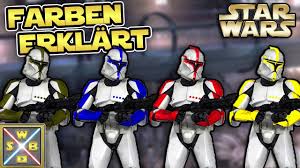 Alle rüstungsmods für rüstung 2.0 kosten energie. Star Wars Farben Der Klon Rustungen Erklart Youtube