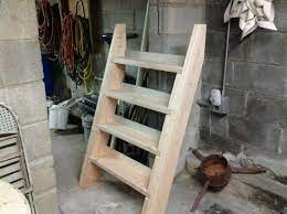 Access Ladder For A Crawl Space Diy Crawlspace Crawlspace Crawl Space Organization