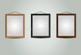 What kind of hanger do you use for a picture frame? Wooden Hanging Frames Stock Vector Illustration Of Light 33794368