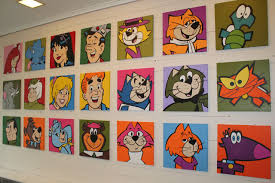 Wall Of Cartoons Acrylic On Canvas Many 20 X 20 Paintings Remember When I Photoshoped Together My 20 X 20 Super Heroes And Art Painting Artist Project