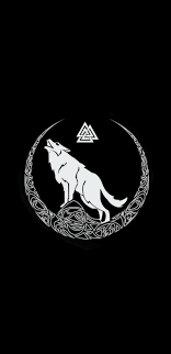 Cell phone wallpaper, mobile phone, iphone, android, samsung, sony, nokia, city travel art phone wallpaper, london phone wallpaper. Wolf Moon Valknut Norse White Warrior Black Metal Heathen Viking Hd Mobile Wallpaper Peakpx