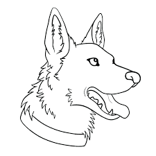 A german shepherd puppy coloring page! German Shepherd Coloring Pages Best Coloring Pages For Kids