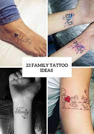 Temporary tattoos to inspire yourself or others through words, phrases & designs 23 Family Tattoo Ideas For Ladies Styleoholic