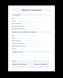 L'attestation d'hébergement permet de justifier que l'on sera hébergé par une tierce personne. Attestation D Hebergement Modeles Pdf Et Word Gratuits Wise