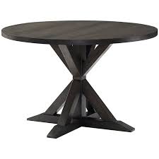 Protect the table from moisture and scratches. Crosley Hayden 47 Round Pedestal Dining Table In Slate Cf2011 Sl