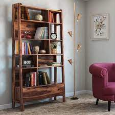 The free bookcase plans include a wide variety of bookcase styles and sizes so be sure to look through this free bookshelf plan will build you a large cubby bookshelf with adjustable shelves. Bookshelf Upto 25 Off Buy Bookshelves Online Latest Bookshelf Designs Urban Ladder