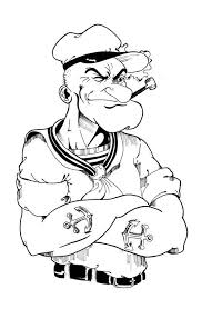 Popeye Fan Art Popeye Tattoo Popeye The Sailor Man Tattoo Designs