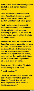 Ein Ehepaar Will Zum Fasching Gehen Lustige Bilder Spruche Witze Echt Lustig Witze Witze Lustig Schmutzige Witze