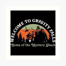 Many years after becoming mr. Gravity Falls Portal Art Prints Redbubble