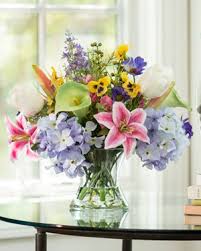 Send beautiful flower arrangements to brighten someone's day! Nature Inspired Silk Flower Arrangements At Petals