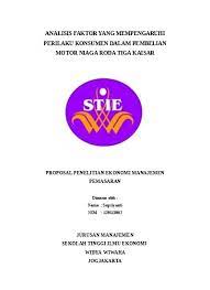 Maybe you would like to learn more about one of these? Proposal Skripsi Manajemen Pemasaran Docx