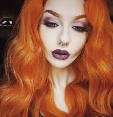 Copper Hair Plum Makeup Red Hair Looks Orange Hair Punk Hair