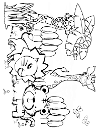 23 beautiful images of baby animal coloring picture crafted here. Cute Jungle Animals Coloring Pages