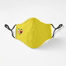 Face Mask Zimbabwe Heart Flag Face Covering Zimbabwe Mureza Wezimbabwe By Gracetee Redbubble In 2021 Flag Face Face Mask Mask