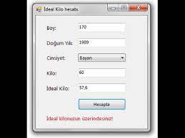 Ideal Kilo Hesaplama Ve Vucut Kitle Endeksi Kilo Saglikli Yasam Cinsiyet