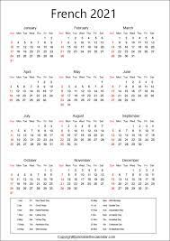 We all use these calendars in our daily lives to manage time systematically. France Calendar 2021 With Holidays Free Printable Template Printable The Calendar