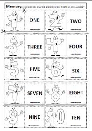 Scheda sui diritti dei bambini. Numbers