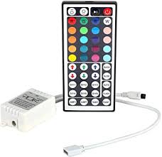 Amazon Com Epbowpt Dc 12v Max 6a 44key Rgb Led Ir Remote Controller With Controller Box For Smd 5050 3528 Rgb Led Strip Lights Home Improvement