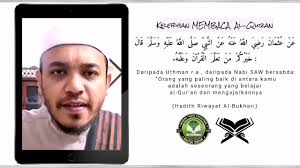 Check spelling or type a new query. Kelebihan Membaca Al Quran Pu Syed Youtube
