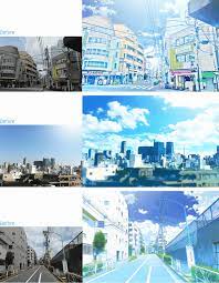 photoshop 風景写真をイラスト アニメ風に加工する briccolog 東京都渋谷区のウェブ制作会社ブリコルール 風景 写真加工 イラスト