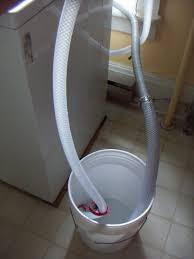 You plug the machine into a power outlet, attach the washer tube to a faucet, and then run a drain tube into a sink or bathtub. Connecting A Washing Machine To A Kitchen Sink 6 Steps Instructables