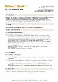 Hr Executive Resume Samples Qwikresume