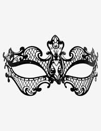 Lamia Sexy Venetian Mask With Metal Filigree