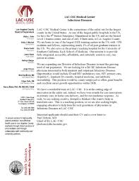 Crafting a compelling, convincing cover letter is not easy. Brad Spellberg On Twitter Id Twitterati Lac Usc Is Hiring A Full Time Id Doc County Employed Stable Job No Annual Contracts Excellent Benefits For July 1 See Jd Below Interested Applicants Contact