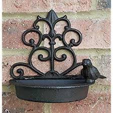 Bird Bath And Feeder Uk Fallen Fruits Fb163 Bird Bath Feeder With Wall Bracket Brown Amazon Co Uk Garden Outdoors Fallen Fruits Garden Fruit