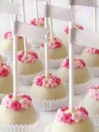 Sabores Da Gula Cake Pops Batizado Margarida Birthday Cake Flavors Cake Pops Flower Cake Pops