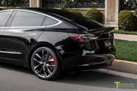Tesla Model 3 Carbon Fiber Sport Trunk Wing Spoiler Tesla Model Carbon Fiber Tesla