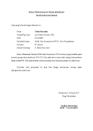 Dengan adanya surat keterangan kerja ini perusahaan baru juga bisa menilai dan mempertimbangkan kualifikasi seseorang lebih baik daripada yang tidak isi surat terdiri dari pernyataan perusahaan mengenai masa kerja karyawan terhitung dari tanggal dimulainya masa bekerja sampai dengan. Contoh Surat Pernyataan Tidak Sedang Bekerja Pada Instansi Lain