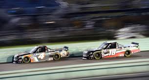 Nascar gander rv and outdoors truck series driver sheldon creed (2) races down the front stretch during. Toyota Earns 11th Truck Series Manufacturer S Championship Jayski S Nascar Silly Season Site