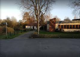 Landgasthaus und soccer arena pieper. Oberhausen Dietrich Bonhoeffer Haus Um 1965